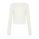 Guess Γυναικεία μακρυμάνικη μπλούζα Rib Long Sleeves Top